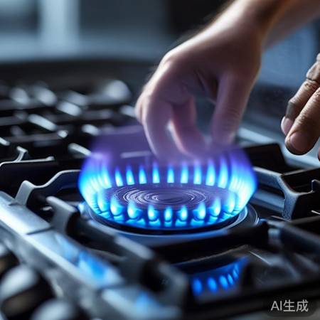 火焰适中,蓝黄有别