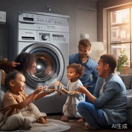 三洋洗衣机升级，高效洗净新体验