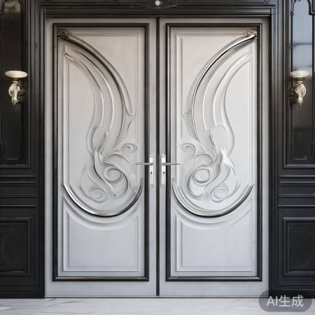 华爵防盗门颜色选择：经典与时尚的完美融合