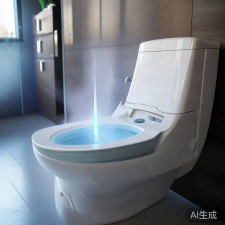 智能马桶自动烘干，卫生方便