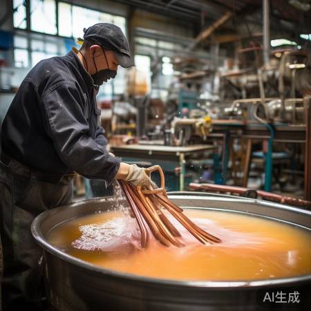 铜管清洗，确保焊接质量