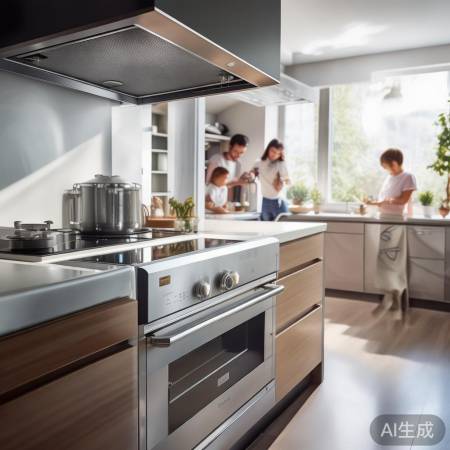 喜姨集成灶服务中心热线科普↑申花集成灶排烟孔：创新设计，高效排烟体验