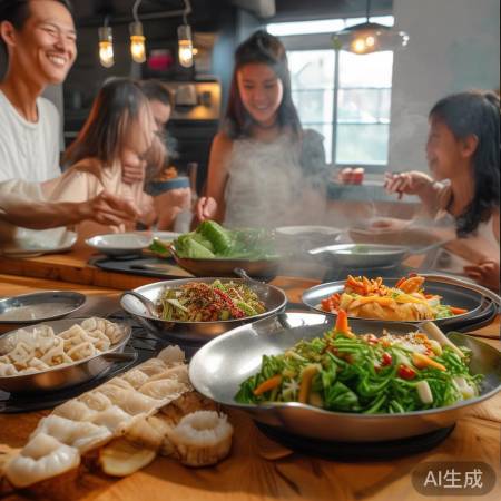 蒸菜丰富，集成灶神奇