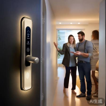 “方城指纹锁,安全又方便”