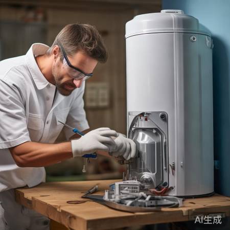 拆热水器上半部螺丝