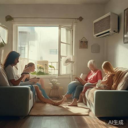 清凉夏日,注意空调病,通风喝水