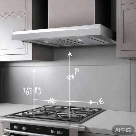 抽油烟机宜安装于炉灶上方70-
