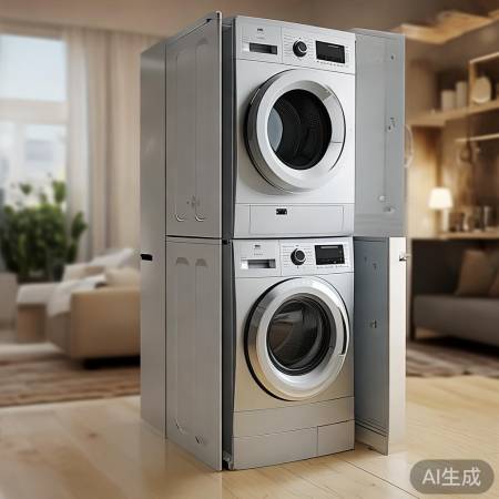 洗衣机烘衣机叠放,细节生活更美