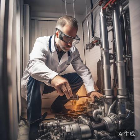 专业师傅安装供暖系统