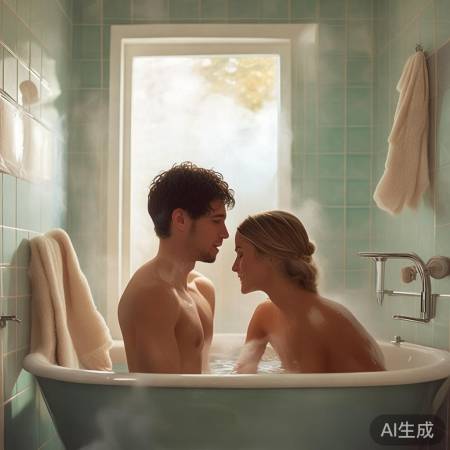 共享洗澡,温暖情谊