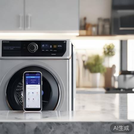 大容量洗衣机,触控便捷