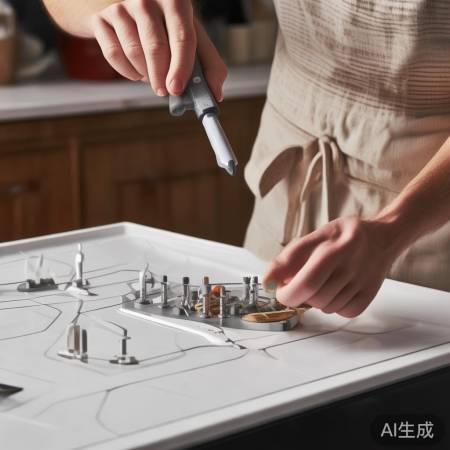 卸下灶台点火器