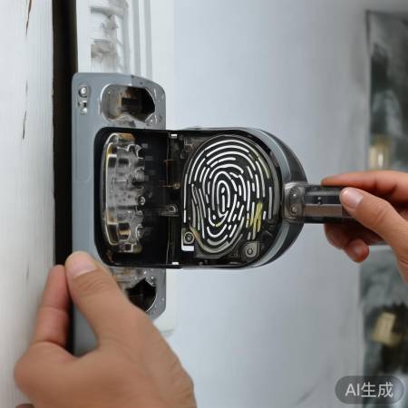 唐缔指纹锁维修快线解析#指纹锁卡住问题解决攻略：轻松解锁，安心生活