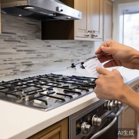 “按说明书拆油烟机装饰罩”