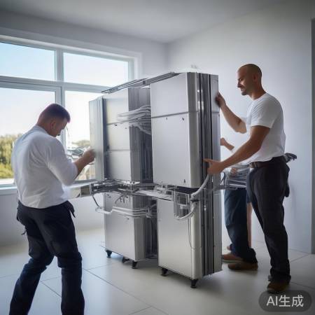 大金空调模块化安装，轻松入住