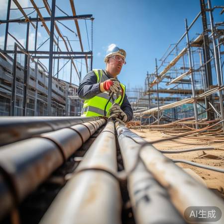 拉电线步骤完成