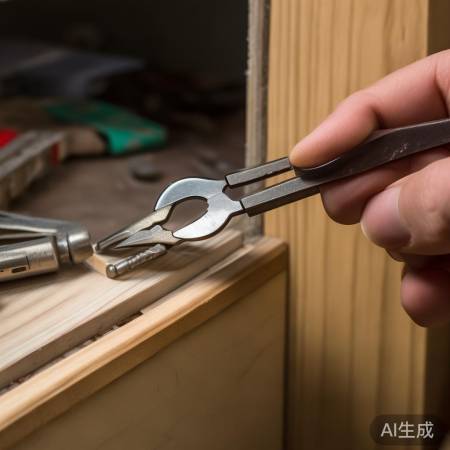 调整钥匙孔，小心操作